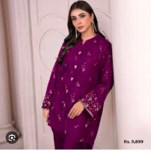 Elegant Purple Women's Dress